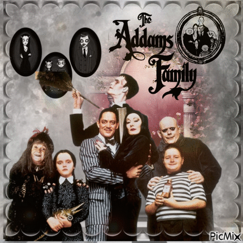the addams family - Animovaný GIF zadarmo
