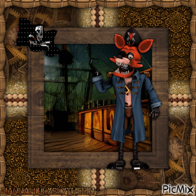 #Foxy the Pirate Captain# - Gratis geanimeerde GIF