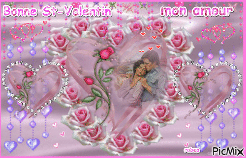 Bonne St-Valentin - Gratis animerad GIF