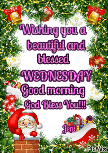 Wishing you a beautiful and blessed wednesday - Darmowy animowany GIF