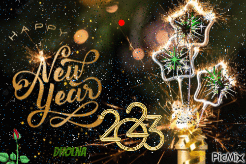 Happy New year 🎉 ✨️ - Darmowy animowany GIF