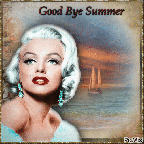 Concours : Fin d'été - Marilyn Monroe - Безплатен анимиран GIF