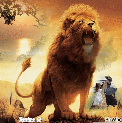 Lion - Безплатен анимиран GIF