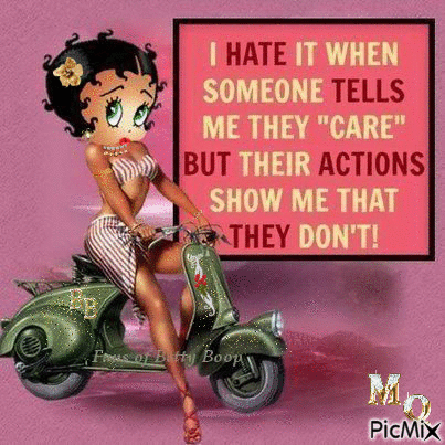 Betty Boop Says - Free animated GIF