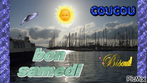 BON SAMEDI - GIF animé gratuit
