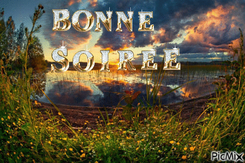 BONNE SOIREE - Bezmaksas animēts GIF