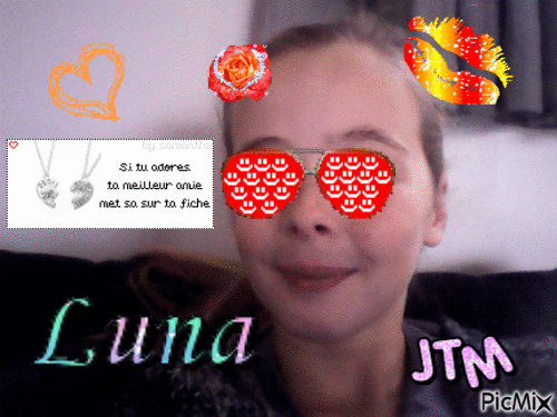 Luna ma meilleure  amie - Zdarma animovaný GIF