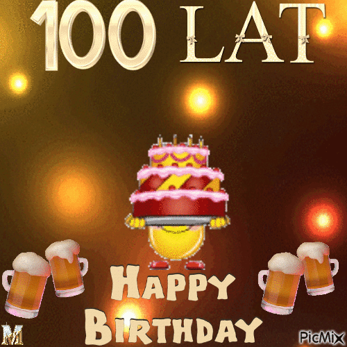 100 lat - Безплатен анимиран GIF