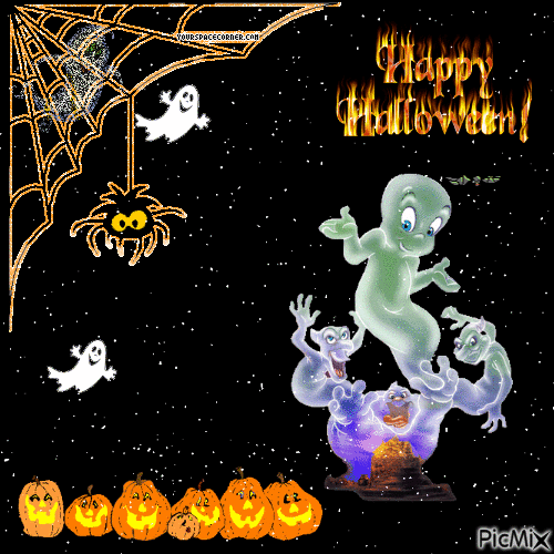 happy halloween! - Animovaný GIF zadarmo