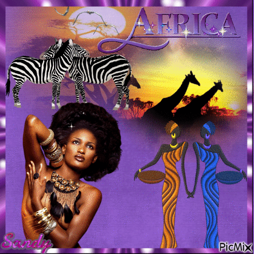 África y su gente - GIF animado gratis