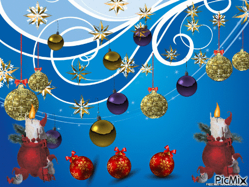 Glædelig jul - Merry Christmas - Безплатен анимиран GIF