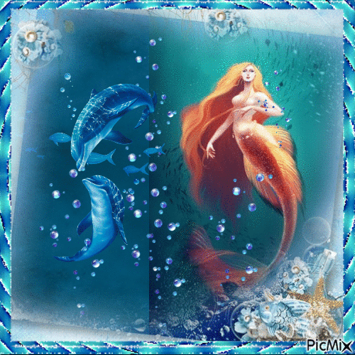 mermaid - Безплатен анимиран GIF