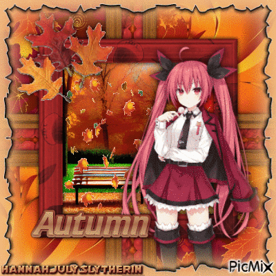 ---Kotori Itsuka in Autumn--- - Bezmaksas animēts GIF
