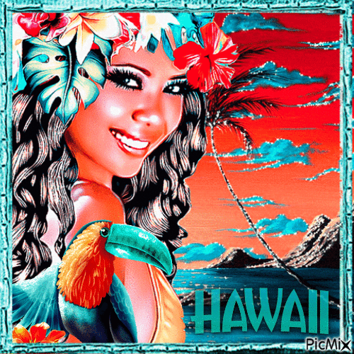 hawaii - Animovaný GIF zadarmo