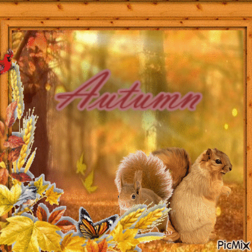 Autumn - Бесплатный анимированный гифка