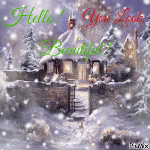 Christmas Beauty - Бесплатни анимирани ГИФ