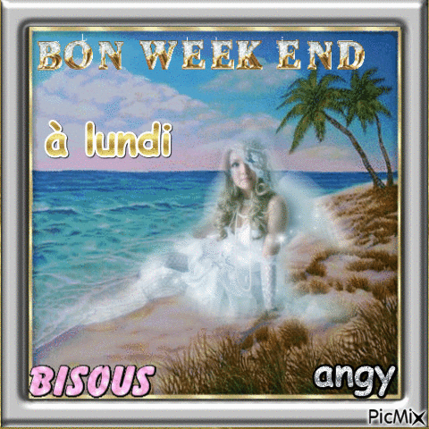 bon week end - Bezmaksas animēts GIF