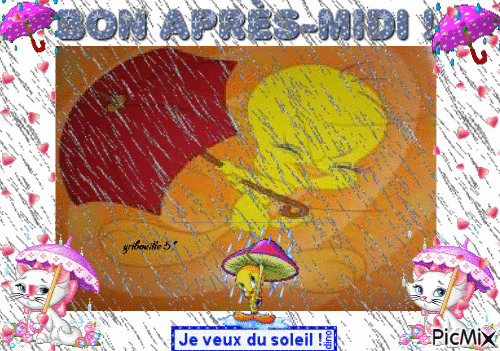bon aprés midi - Zdarma animovaný GIF