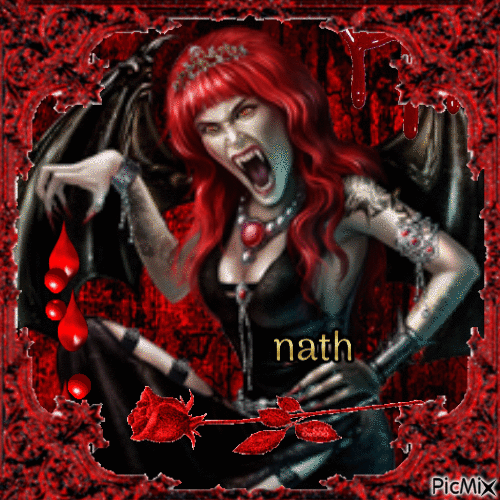 La femme vampire, nath - Bezmaksas animēts GIF