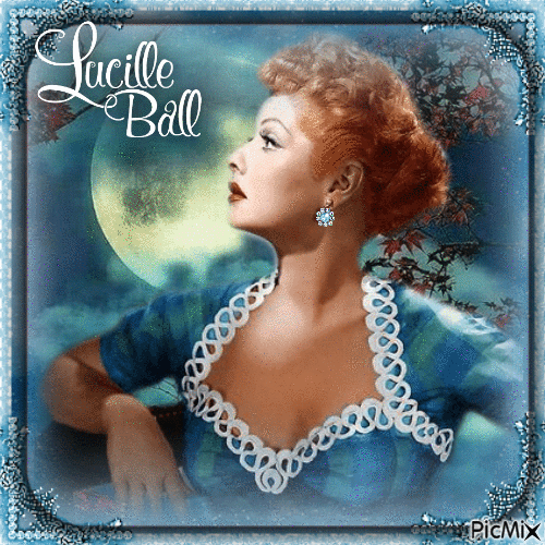 Porträt von Lucille Ball - Безплатен анимиран GIF
