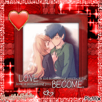 ♥Taiga and Ryuuji - Love is something you become♥ - Bezmaksas animēts GIF