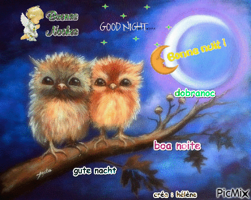 bonne nuit - Ingyenes animált GIF