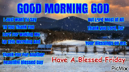 Good Morning God - Gratis animeret GIF