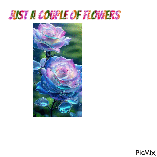 Just some flowers - Безплатен анимиран GIF