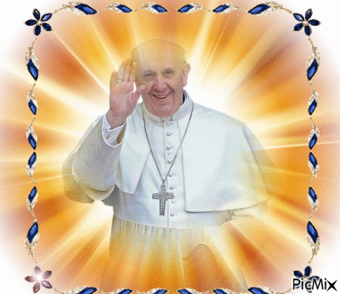 papa francesco - GIF animado grátis