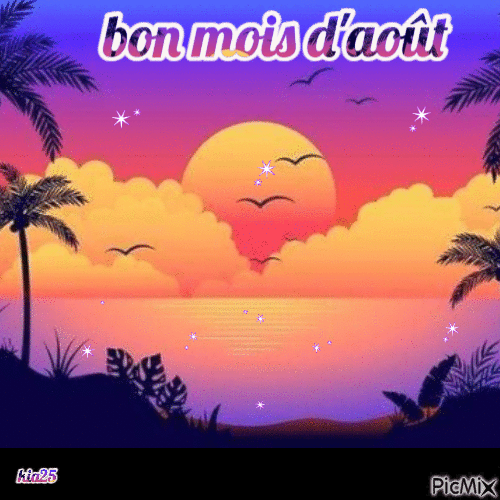 coucher de soleil - Free animated GIF