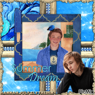 {♥}Sterling Knight & William Moseley Summer{♥} - 免费动画 GIF