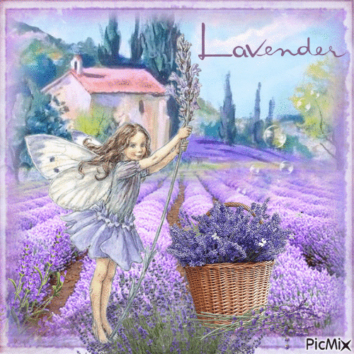 Lavender Fairy - Free animated GIF