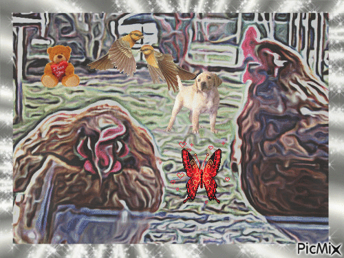 Les poules et les autres - Ingyenes animált GIF