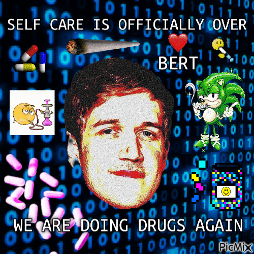 self care is over bert - Darmowy animowany GIF