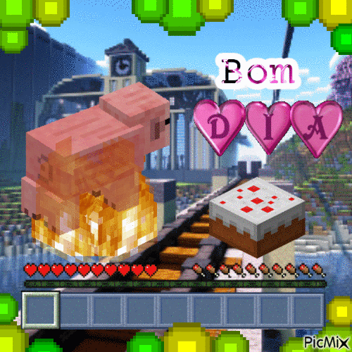 Bom Dia Minecraft - 無料のアニメーション GIF