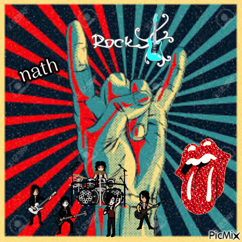 Signe de Rock,concours - Free animated GIF
