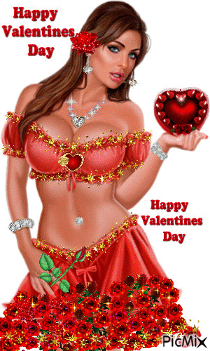 Happy Valentines Day - GIF animasi gratis