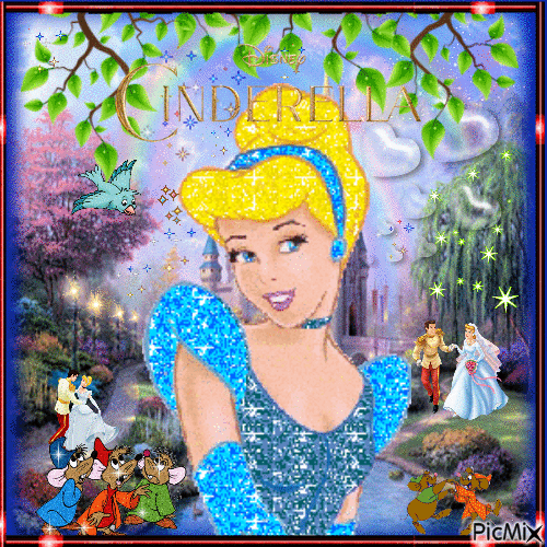 Disney Cinderella - Darmowy animowany GIF