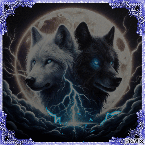 wolves - Darmowy animowany GIF