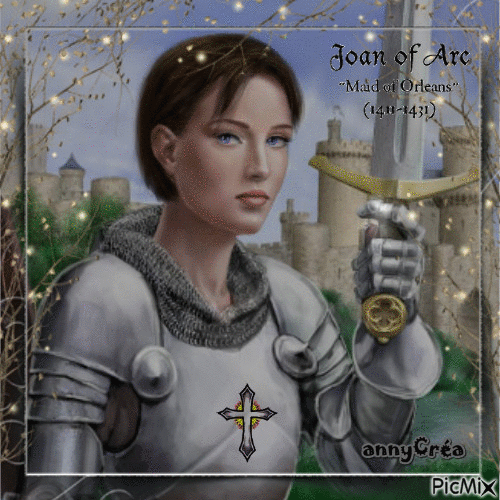 Jeanne d'Arc - Gratis animerad GIF