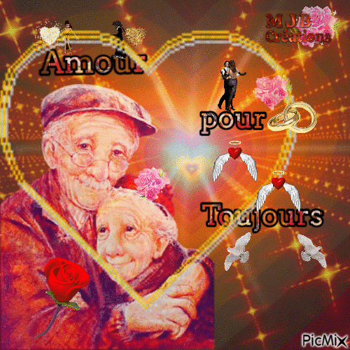 .. Amour  Eternel .. M J B Créations - Free animated GIF