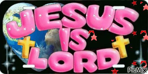 Jesus is Lord - Zdarma animovaný GIF