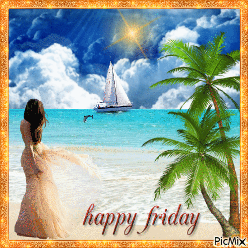 happy Friday summer - Free animated GIF - PicMix