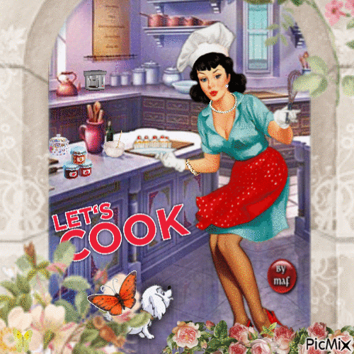 Cucina anni '50 - Бесплатный анимированный гифка