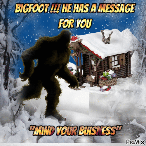 bigfoot - Gratis animeret GIF
