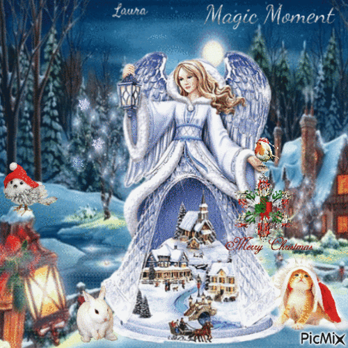 Magic moment Christmas winter - Laura - Ücretsiz animasyonlu GIF