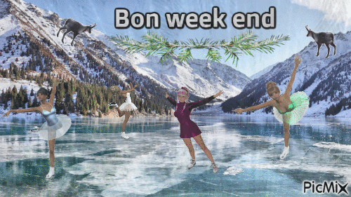 Bon week end 6 2019 - Бесплатный анимированный гифка