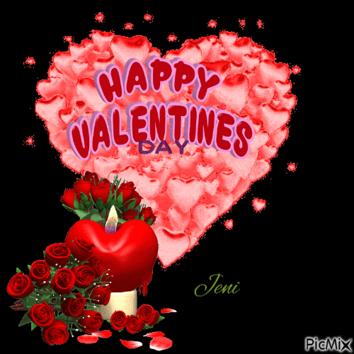 Happy valentines day - Free animated GIF