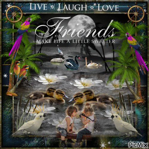 Live Laugh Love - GIF animé gratuit