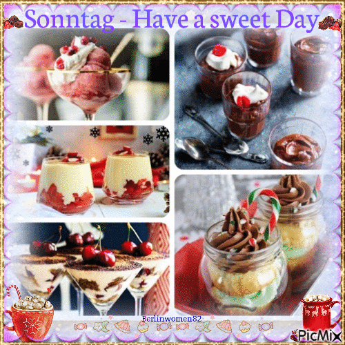 Sontag / Sunday Have a sweet Day - Free animated GIF